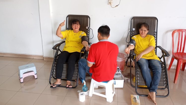 SSSGC Jambi: Blood Donation Activity by the Jambi Sai Ananda Association Successfully Collects 93 Bags of Blood