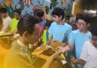 SSSGC Jakarta : S.S.E Friday Balvikas Boys Held Sociocare Narayana Seva Serving 200 People at Pasar Baru