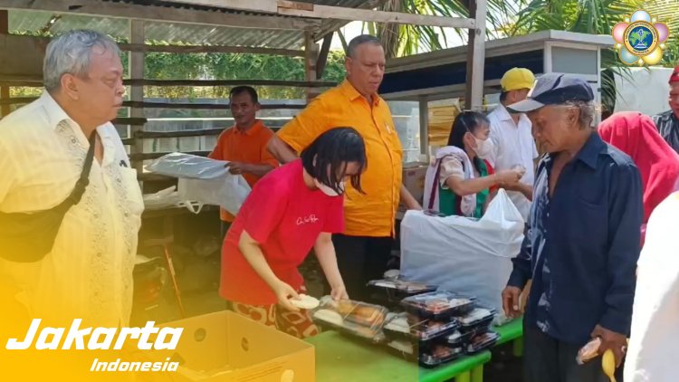SSSGC Jakarta : Narayana Seva Dalam Rangka Peringatan Hari Kelahiran Shirdi Sai Baba Melayani 100 Keluarga di Jakarta Utara