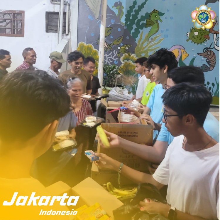 SSSGC Jakarta : S.S.E Friday Balvikas Boys Mengadakan Sociocare Narayana Seva Melayani 200 Orang di Pasar Baru
