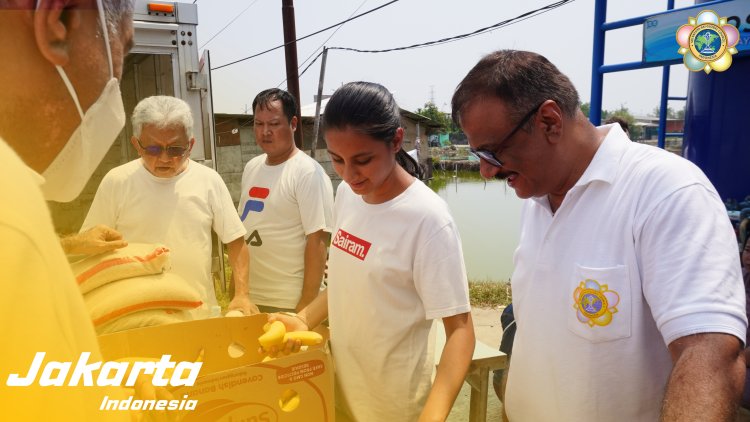 SSSGC Jakarta : Sociocare Narayana Seva Melayani 160 Orang di Jakarta Utara dengan Membagikan Paket Sembako dan Kaos