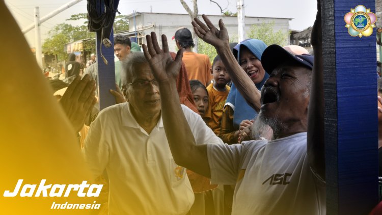 SSSGC Jakarta : Sociocare Narayana Seva Melayani 160 Orang di Jakarta Utara dengan Membagikan Paket Sembako dan Kaos