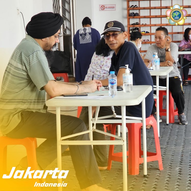 SSSGC Jakarta : Medicare Mobile Seva in Sikh Temple Tanjung Priok Serving 49 Patients