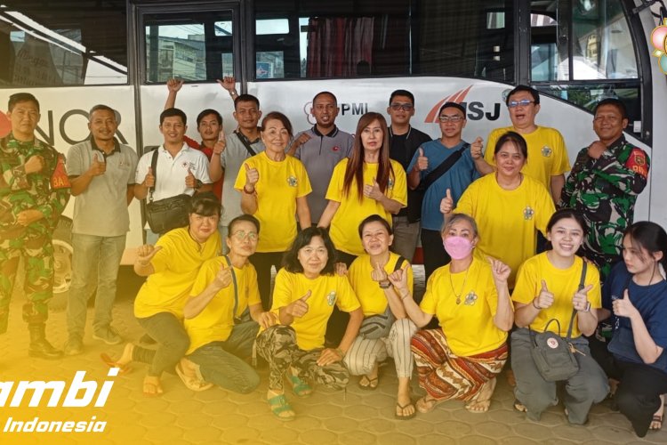 SSSGC Jambi : Kegiatan Donor Darah oleh Perkumpulan Sai Ananda Berhasil Mengumpulkan 48 Kantong Darah