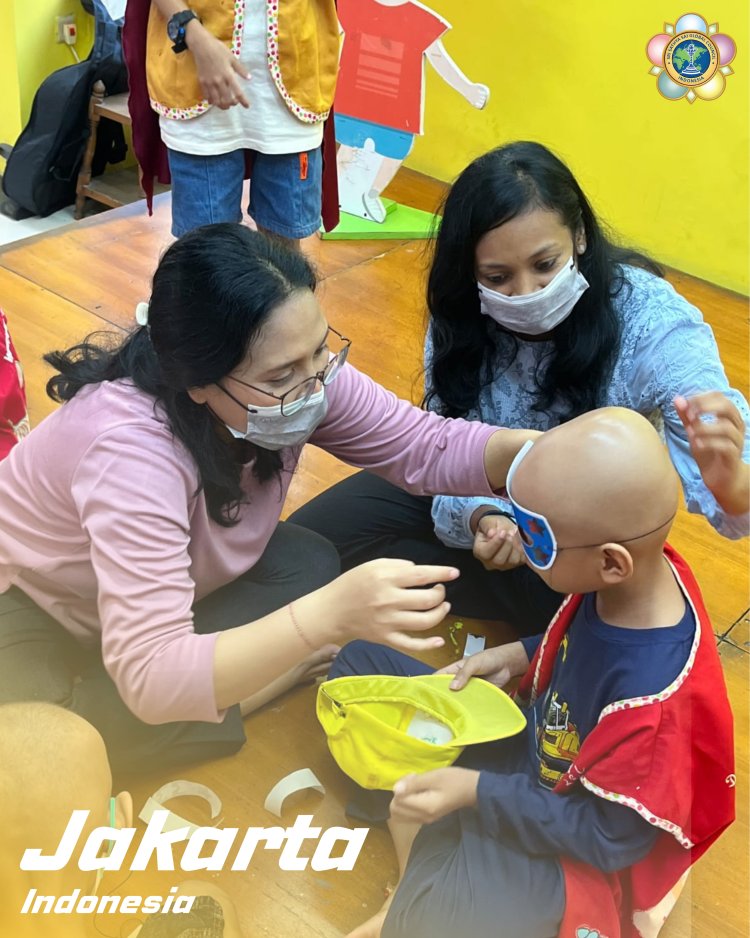 SSSGC Jakarta : Sai Young Adults Jakarta Team Carried Out Sociocare Seva at the Indonesian Children’s Cancer Foundation, Serving 18 Extraordinary Children