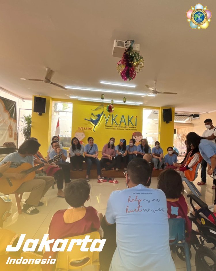 SSSGC Jakarta : Sai Young Adults Jakarta Team Carried Out Sociocare Seva at the Indonesian Children’s Cancer Foundation, Serving 18 Extraordinary Children
