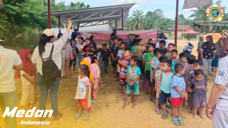 SSSGC Indonesia : Laksanakan Seva dan Trauma Healing di Desa Terpencil Aceh Tamiang Korban Banjir Sumatera