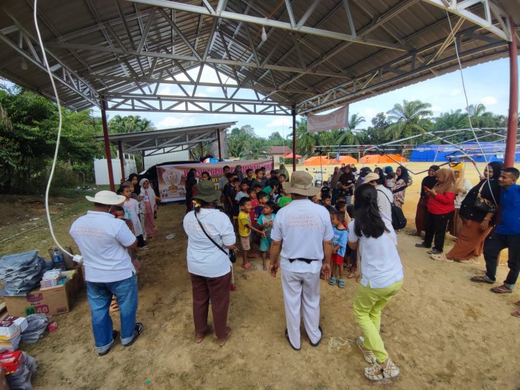 SSSGC Indonesia : Laksanakan Seva dan Trauma Healing di Desa Terpencil Aceh Tamiang Korban Banjir Sumatera