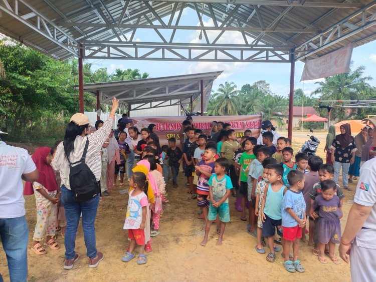 SSSGC Indonesia : Laksanakan Seva dan Trauma Healing di Desa Terpencil Aceh Tamiang Korban Banjir Sumatera