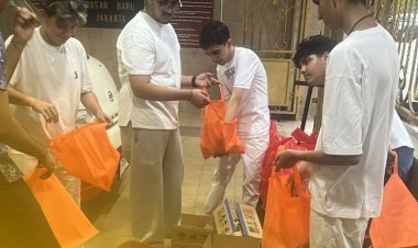 SSSGC Jakarta : SSSE Group IV Boys Melayani Sesama dengan Kasih melalui Narayana Seva