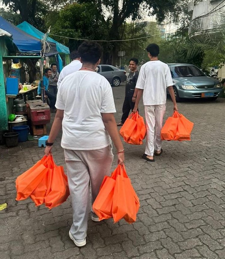 SSSGC Jakarta : SSSE Group IV Boys Melayani Sesama dengan Kasih melalui Narayana Seva