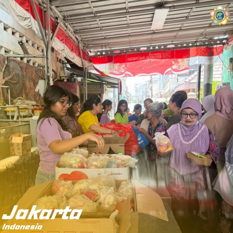 SSSGC Jakarta : SSSE Group IV Girls Berbagi Kasih dan Kepedulian melalui Narayana Seva