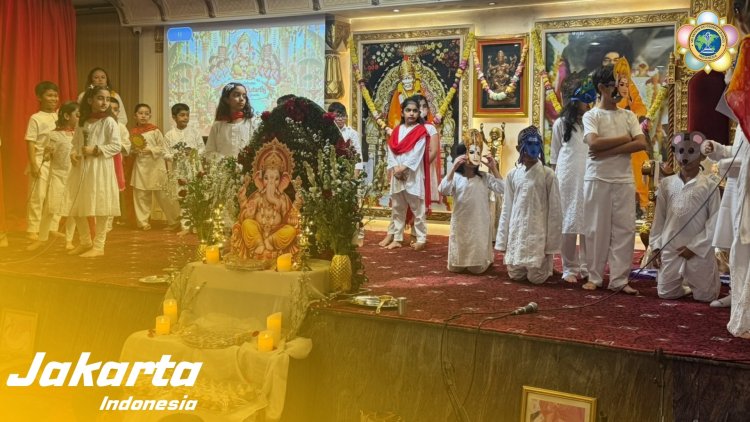 SSSGC Jakarta : SSSE Balvikas Merayakan Ganesh Chaturthi dengan Kasih, Pembelajaran dan Bhakti